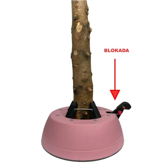 Christmas tree stand pink ø32cm