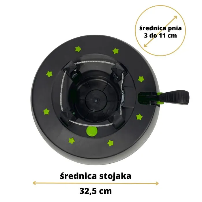 Christmas tree stand anthracite ø32cm
