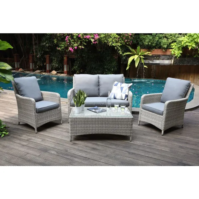 Garden furniture aluminium lounge Esprit