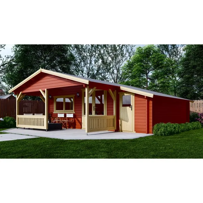 Lodge cabin Oxford 6,65x7,15m
