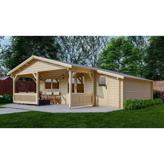 Lodge cabin Oxford 6,65x7,15m