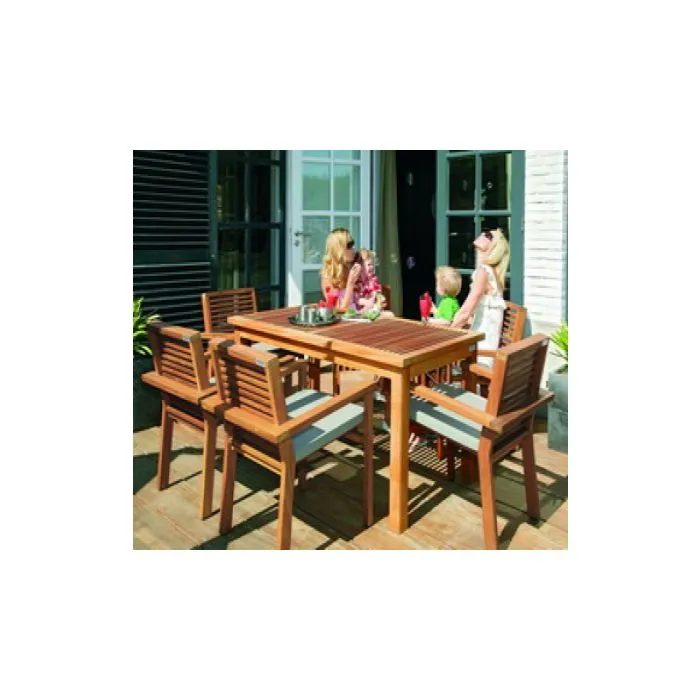 Garden table hardwood