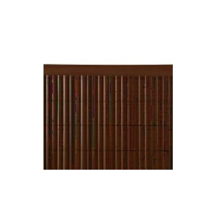 Bamboo cane fencing PVC profile brown 200cm