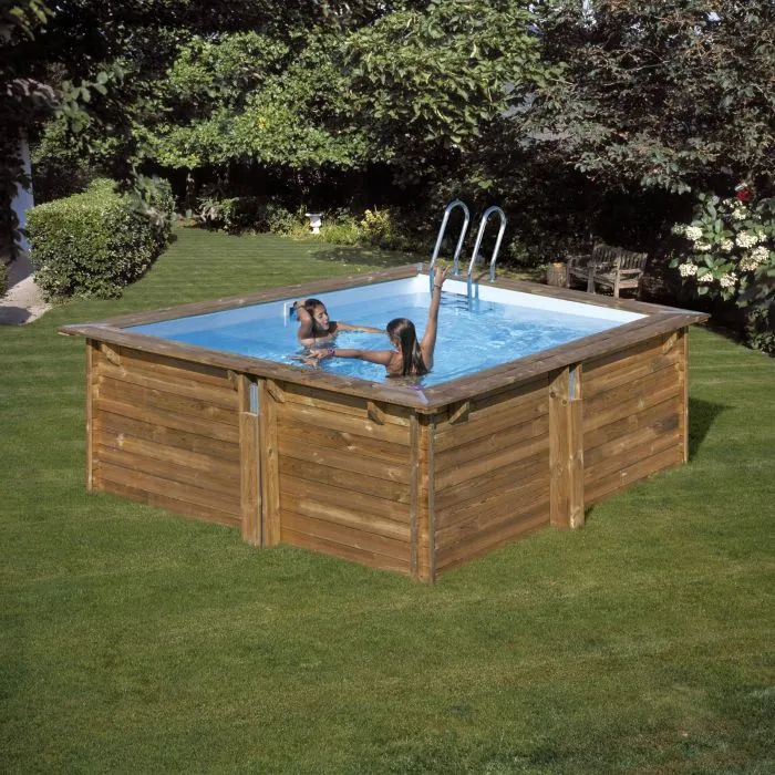 Wooden pool 305x305x119cm