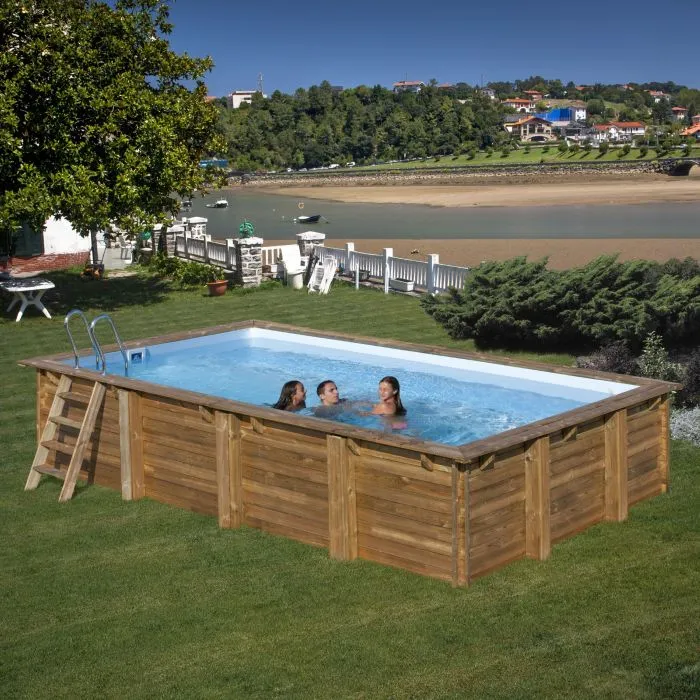 Wooden pool 620x420x133cm