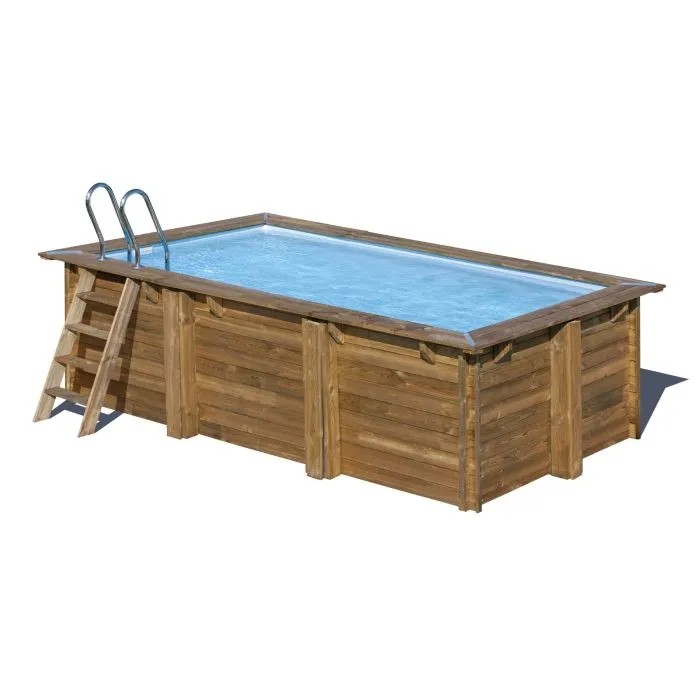 Wooden pool 420x222x114cm