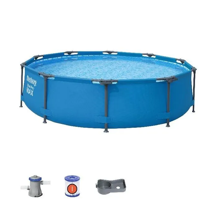 Swimming pool steel frame 305x76cm