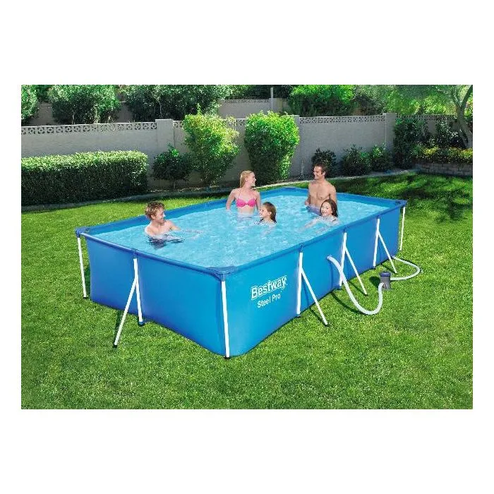 Swimming pool steel frame 400x211x81cm 
