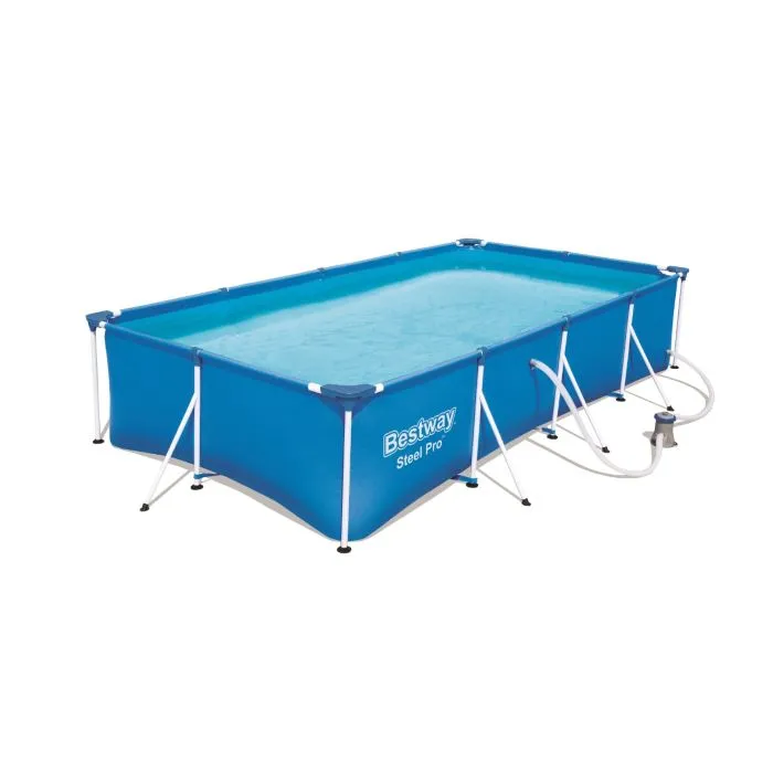 Swimming pool steel frame 400x211x81cm 