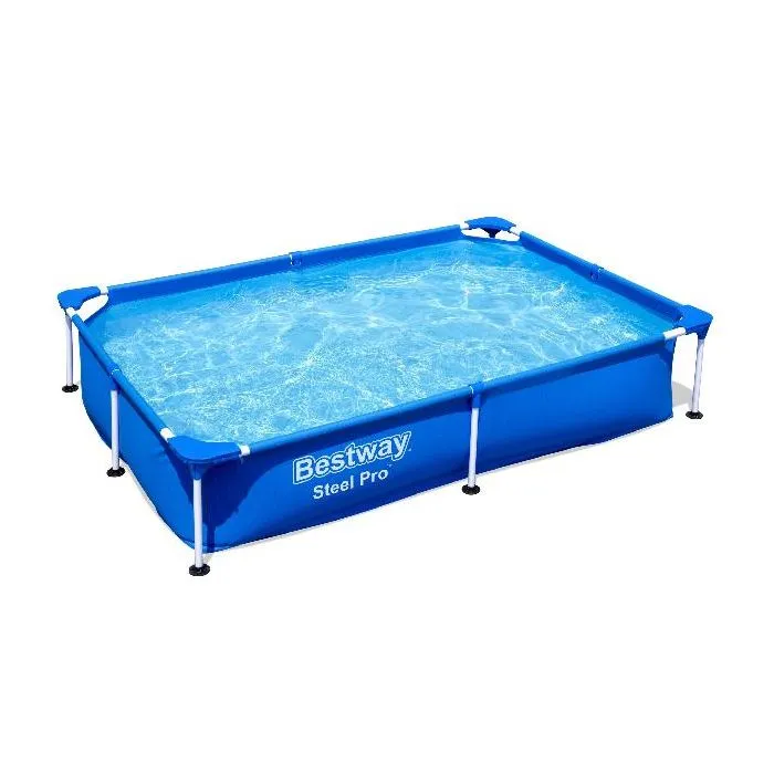 Swimming pool steel frame 221x150x43cm 