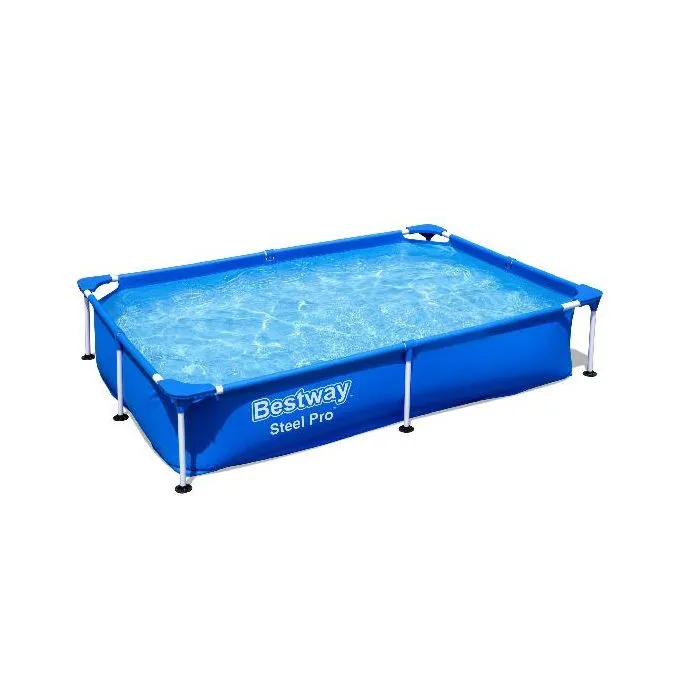 Swimming pool steel frame 221x150x43cm 