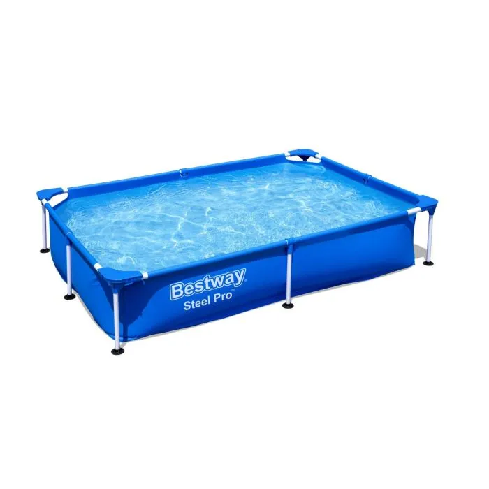 Swimming pool steel frame 221x150x43cm 