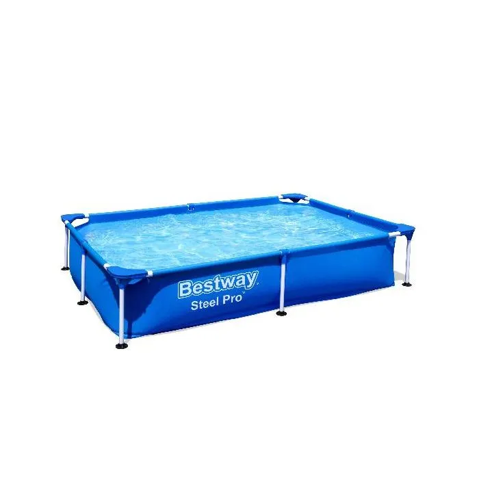 Swimming pool steel frame 221x150x43cm 