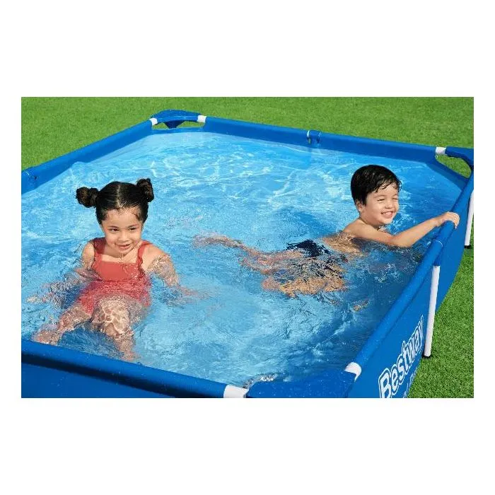 Swimming pool steel frame 221x150x43cm 