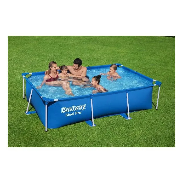 Swimming pool steel frame 259x170x61cm 