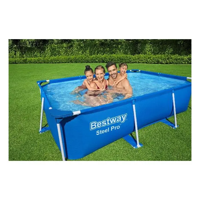 Swimming pool steel frame 259x170x61cm 
