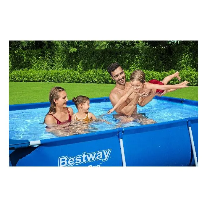 Swimming pool steel frame 259x170x61cm 