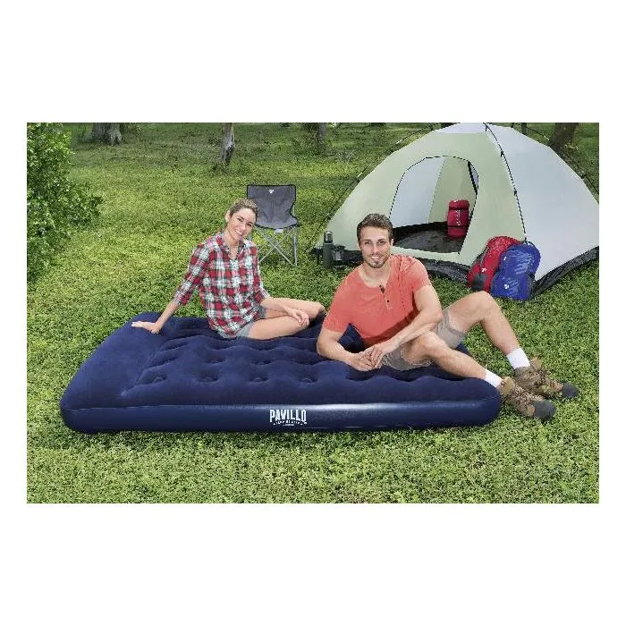 Camping air mattress 191x137x28cm 