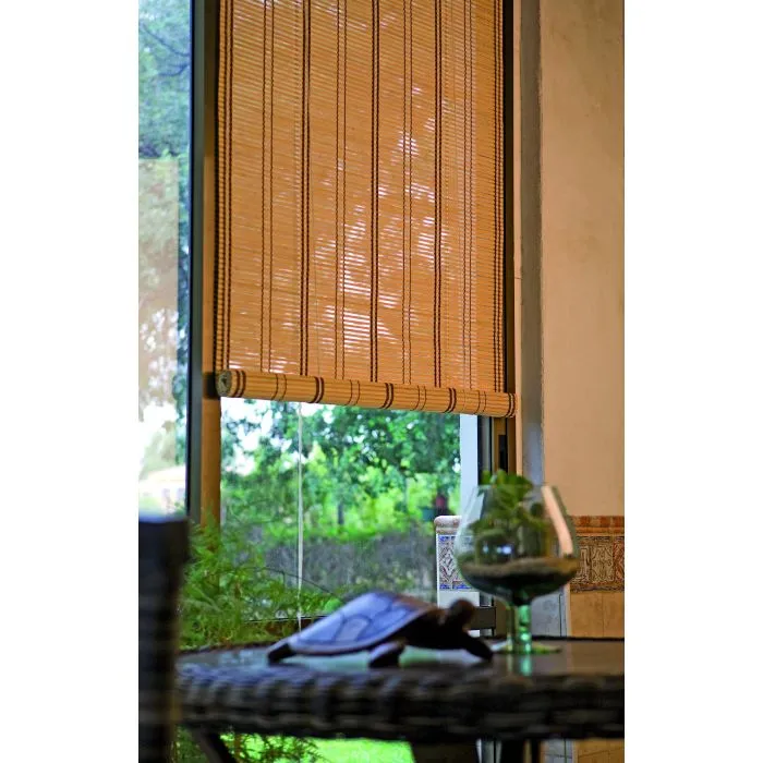 Bamboo Roller blinds Bombay 120cm