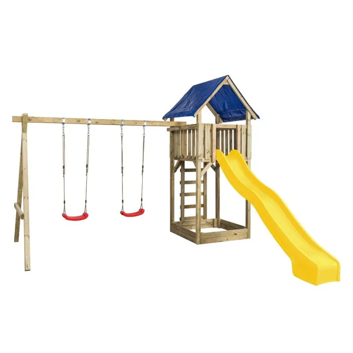 Wooden swingset John 421x350x297cm 