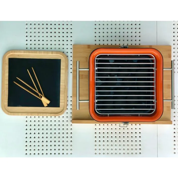 Barbecue to go, portable barbecue