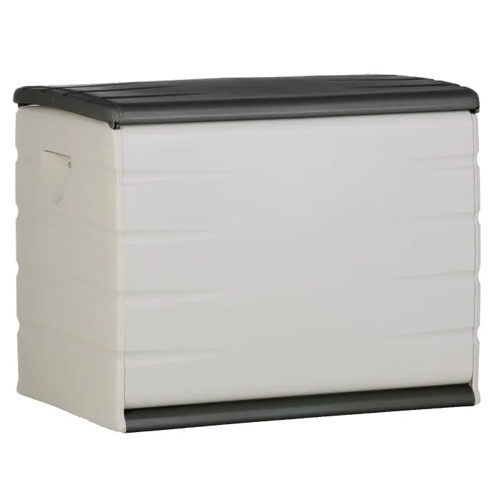 Garden Storage Box black 80x61x53cm