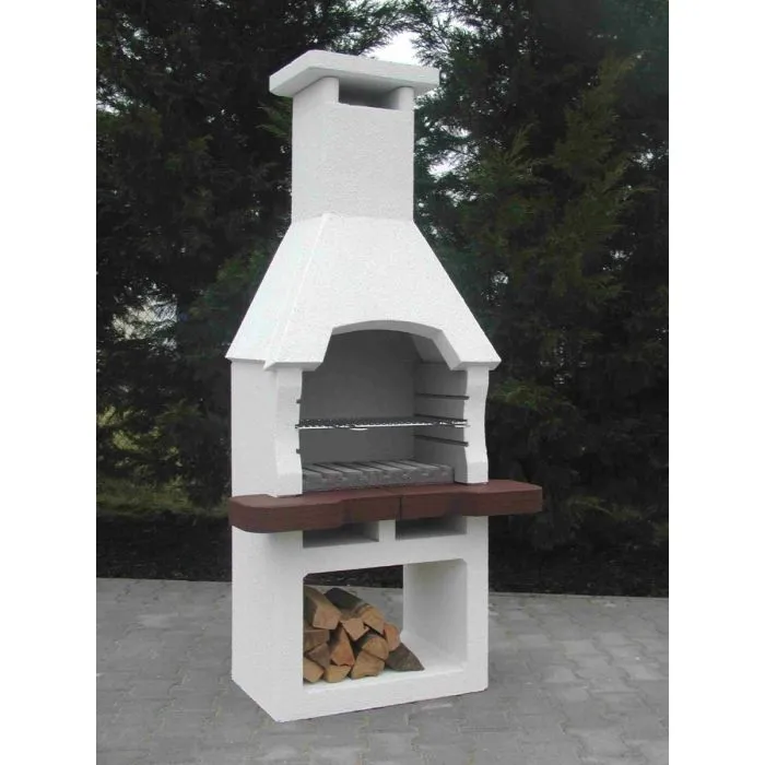 Masonry barbecue 195x93cm / 300kgs
