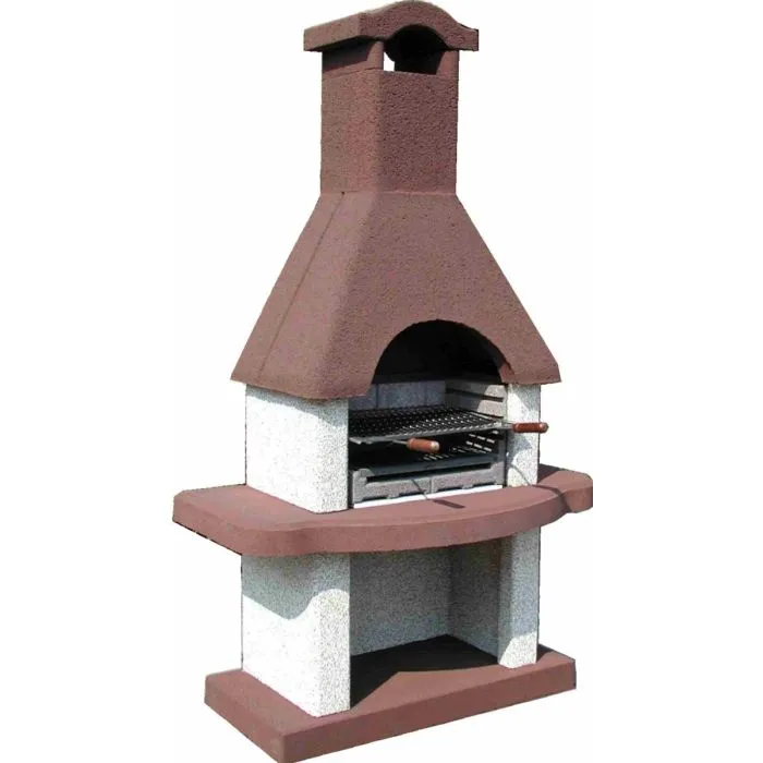 Masonry barbecue 200x120cm / 430kgs