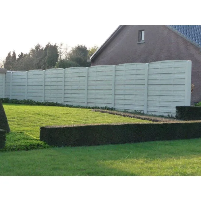 Concrete fence Woodstone 200x193cm double sided