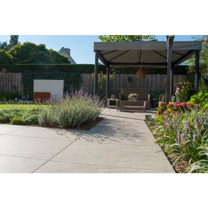 Ceramic terrace tile Andes grigio 60x60x2cm 