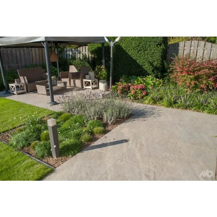 Ceramic terrace tile Andes grigio 60x60x2cm 