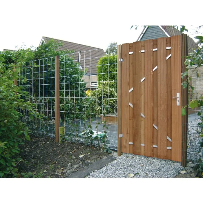 Garden gate hardwood on frame 100x180cm