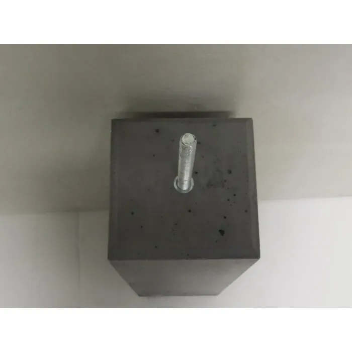 Concrete base high model with facet 170x170mm