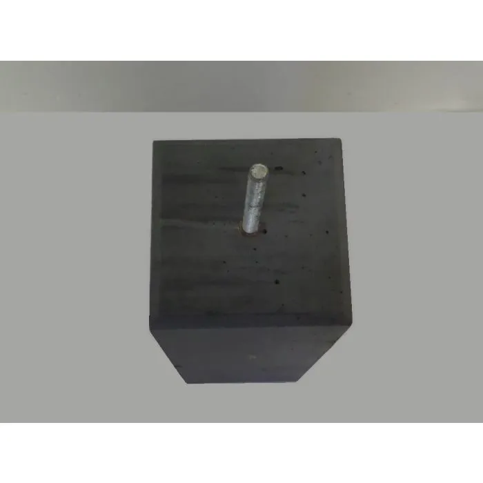 Concrete base high model with facet 195x195mm