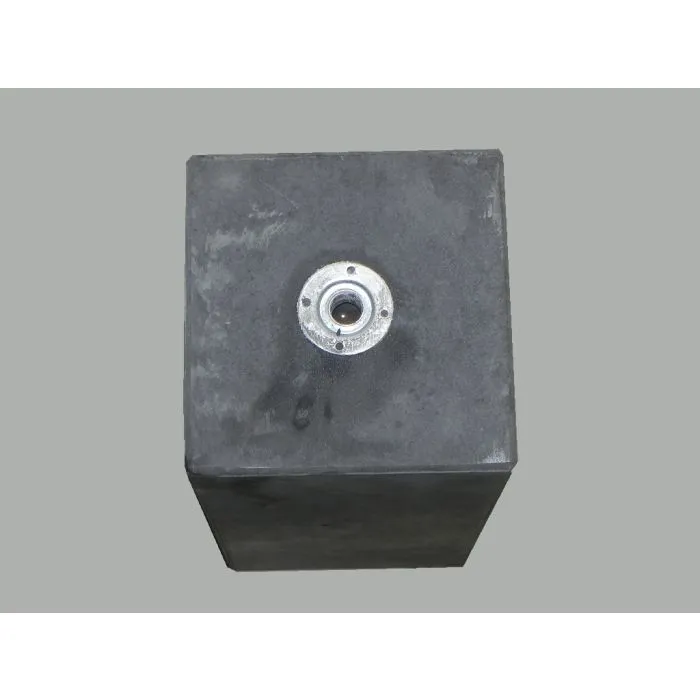 Concrete base high model post holder with anchor garden veranda roof 150x150mm