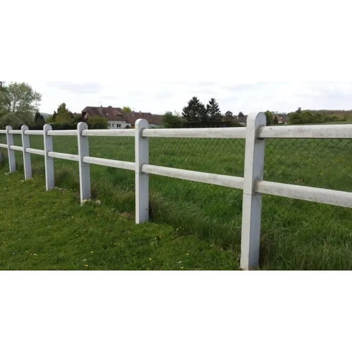 Concrete post post and rail 200cm
