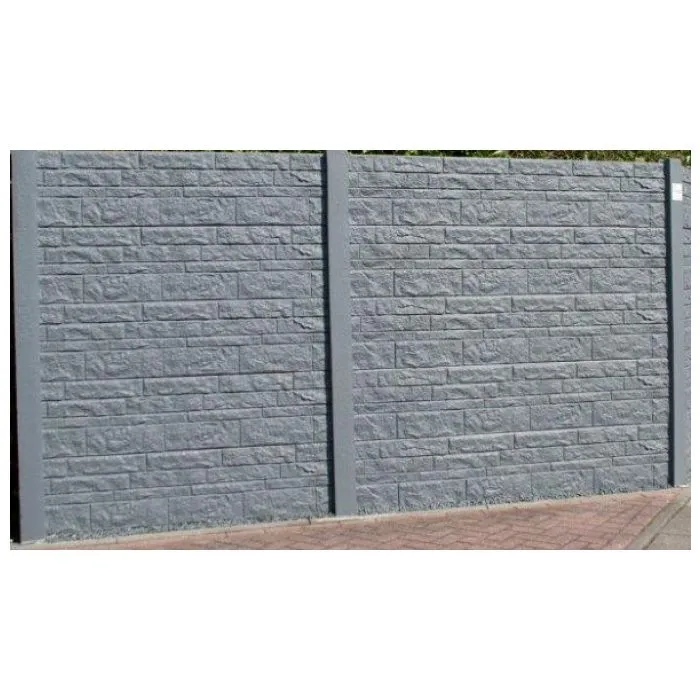Concrete fence Fencestone 200x231cm double sided