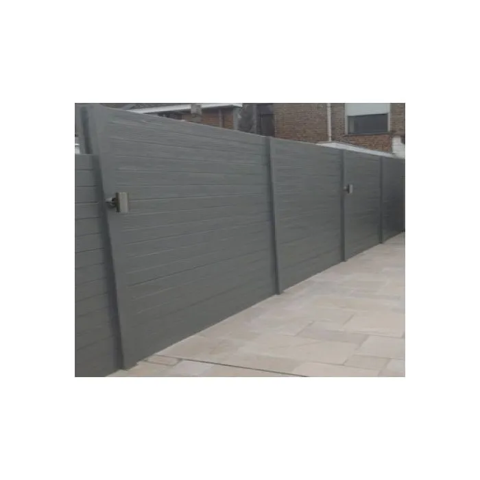 Concrete fence Woodtexture 200x231cm double sided