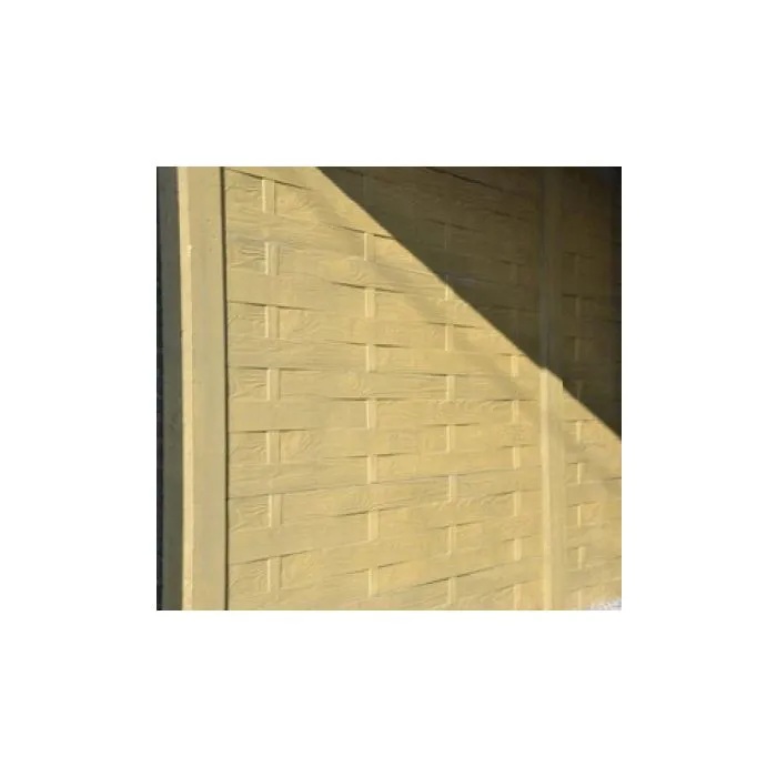 Concrete fence Weavestone 200x231cm double sided