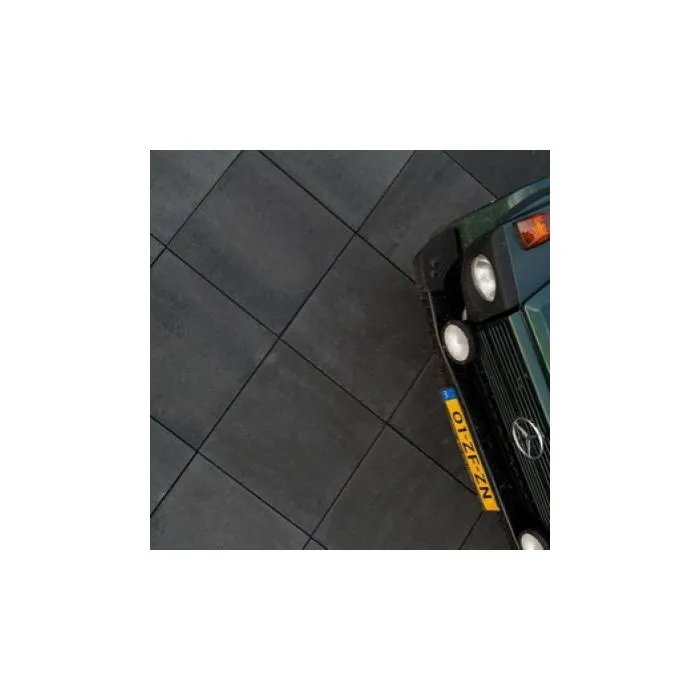 Concrete tile paving slabs black 40x60x5cm (m2)