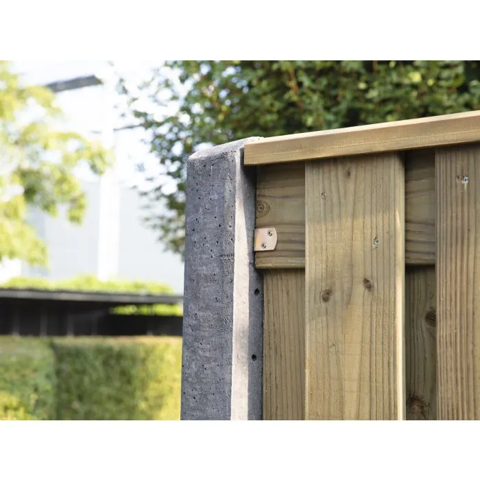 Wooden Fencing pine with concrete posts 200x190cm (21pl)