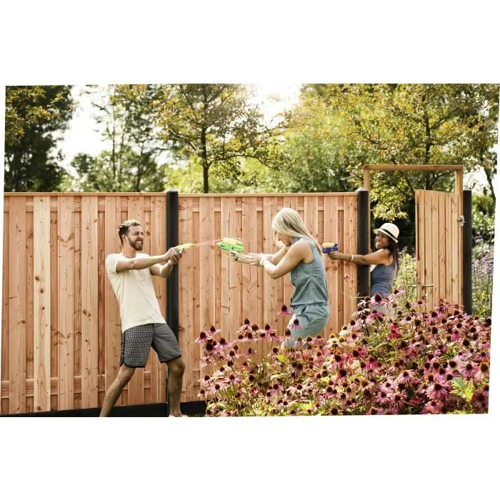 Wooden Fencing Bangkirai 180x180cm (19pl.)