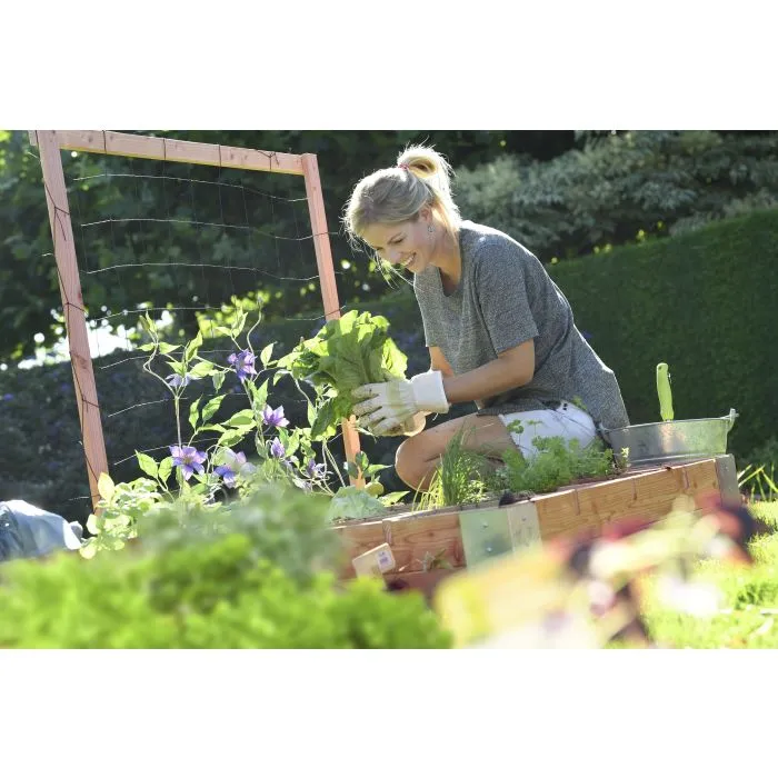 Planter vegetable garden box 90x90x20cm