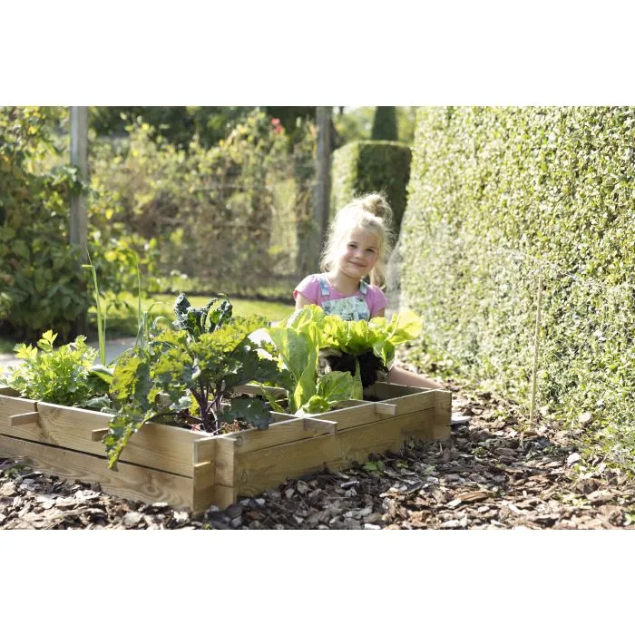 Planter vegetable garden box 90x90x20cm
