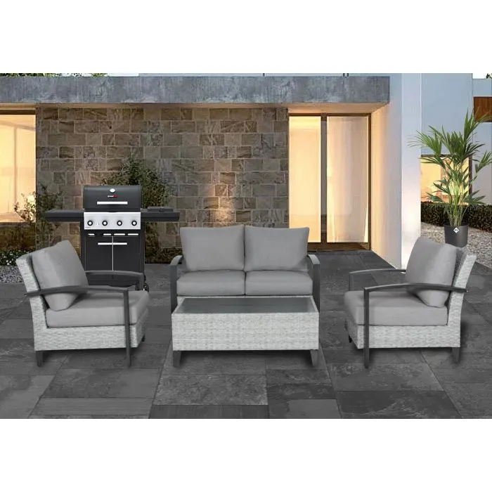 Garden furniture aluminium lounge Bradley