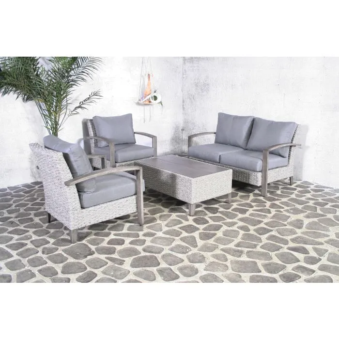 Garden furniture aluminium lounge Bradley