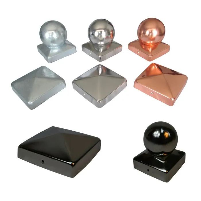 Post caps copper ball 91x91mm