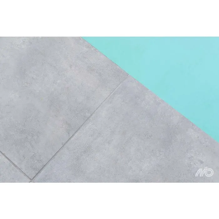 Ceramic garden tile Cimenti grey 90x90x2cm