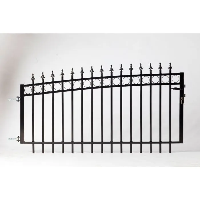 Gate railing de Luxe 100/112x338cm