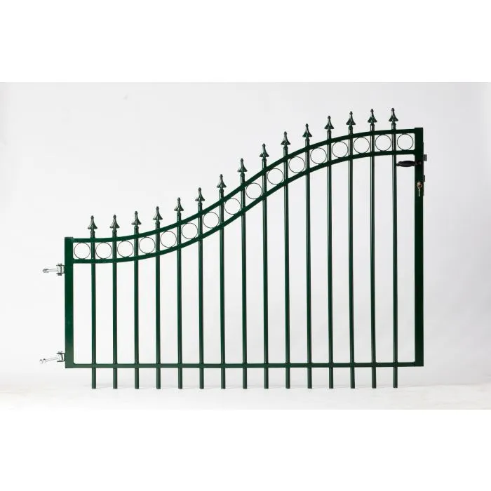 Gate railing de Luxe 80/130x338cm